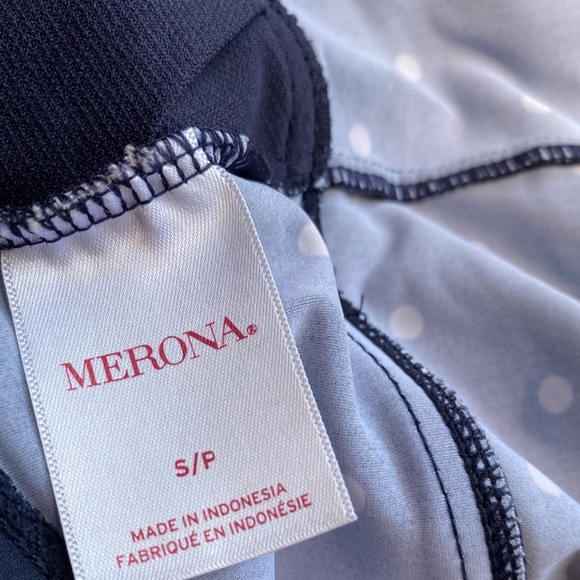 Polka Dots Plunging V Neck Swimsuit Cover Up Top - Picture 3 of 4